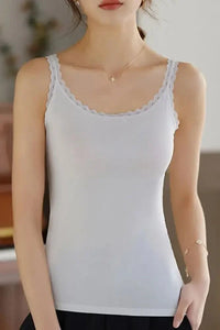 Lace Trim Scoop Neck Cami Top - Update AvenueTrendsi100100995482772100100995482772a5c481a6 - 6d7c - 44ff - bbc7 - e06c77c69989 - Max - OriginWhite