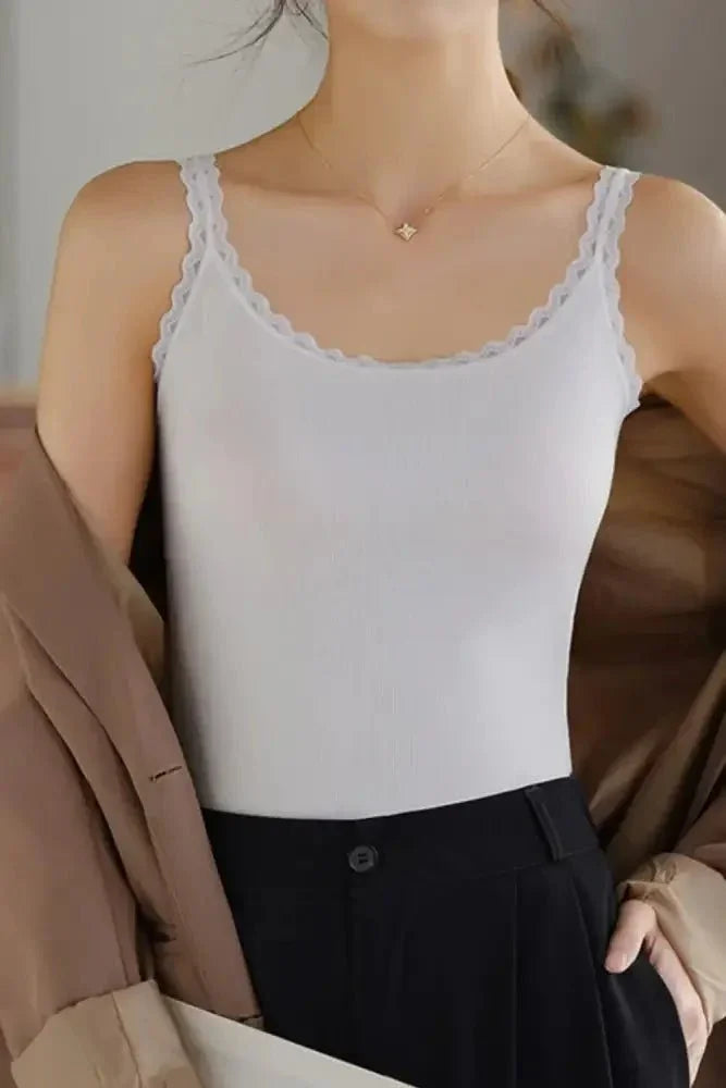 Lace Trim Scoop Neck Cami Top - Update AvenueTrendsi100100995482772100100995482772a6a06504 - e43b - 45de - 88d7 - a6e2b55286a7 - Max - OriginWhite