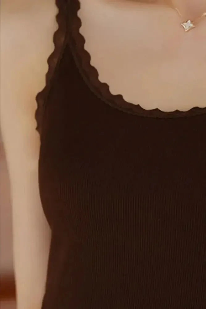 Lace Trim Scoop Neck Cami Top - Update AvenueTrendsi10010099548509110010099548509136871690 - d7d5 - 4fdc - 82f0 - 6661ad5ac31a - Max - OriginDark Brown