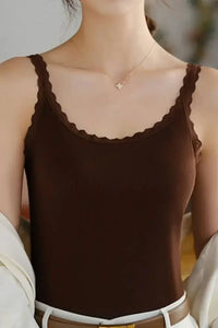 Lace Trim Scoop Neck Cami Top - Update AvenueTrendsi100100995485091100100995485091ddb0ad68 - be08 - 417d - a93f - 15f5a8aed043 - Max - OriginDark Brown