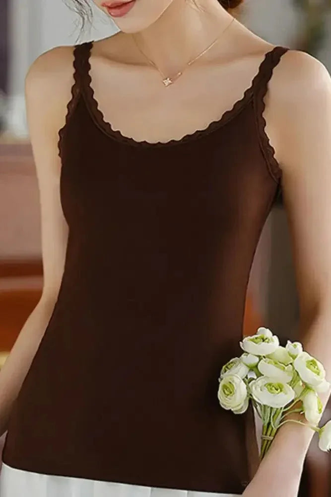 Lace Trim Scoop Neck Cami Top - Update AvenueTrendsi10010099548509110010099548509152df585f - 9902 - 4870 - 924b - e9bb12fb2761 - Max - OriginDark Brown