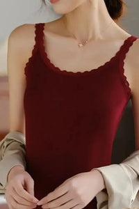 Lace Trim Scoop Neck Cami Top - Update AvenueTrendsi1001009954867261001009954867260a1ef9e8 - 778e - 4b14 - ab85 - 6ba952022292 - Max - OriginBurgundy