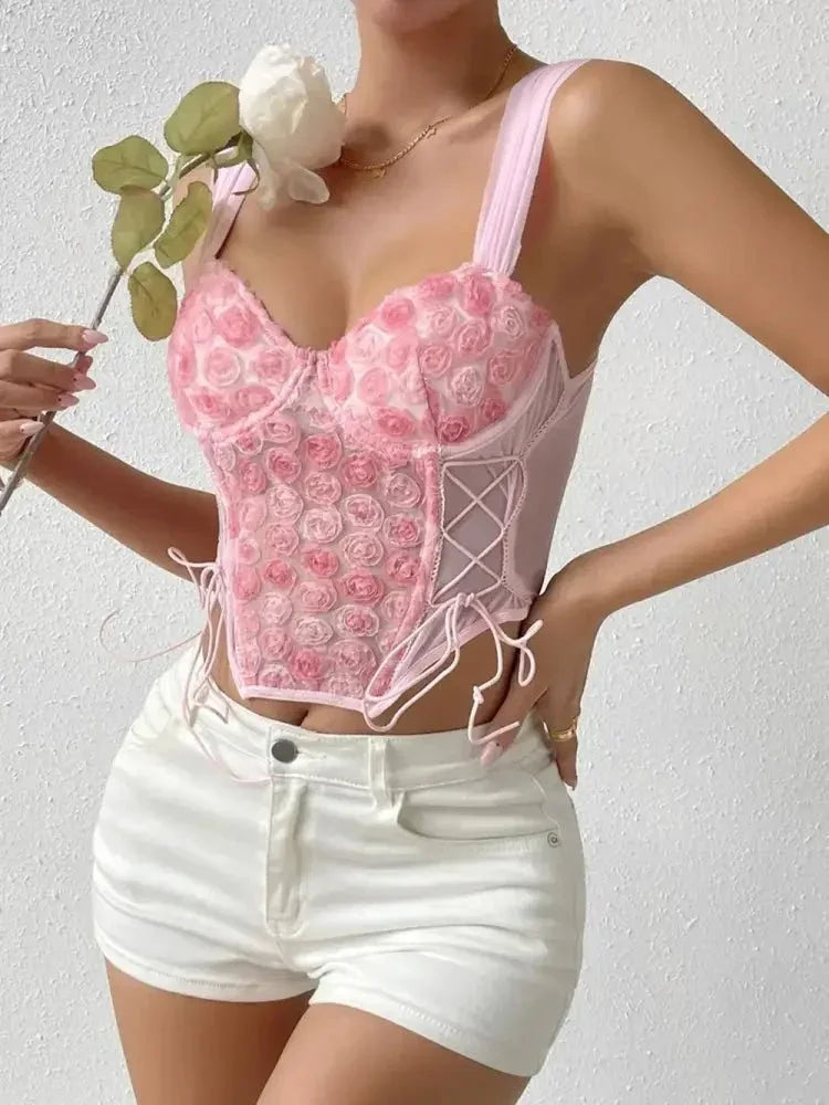 Lace - Up Flower Sweetheart Neck Cami - Update AvenueFestival VibesTrendsi1001008325612381001008325612380c124374 - fa68 - 44b2 - 8831 - 64d15298998a - MaxBlush Pink