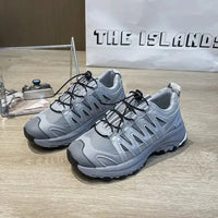 Lace - Up Mesh Platform Athletic Shoes - Update AvenueTrendsi100600010051106100600010051106Lace - Up Mesh Platform Athletic ShoesGray