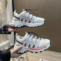 Lace - Up Mesh Platform Athletic Shoes - Update AvenueTrendsi100600010057583100600010057583Lace - Up Mesh Platform Athletic ShoesWhite