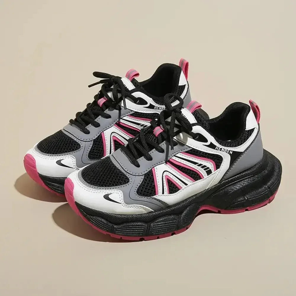 Lace - Up Platform Athletic Shoes - Update AvenueTrendsi100600783841974100600783841974Lace - Up Platform Athletic ShoesHot Pink