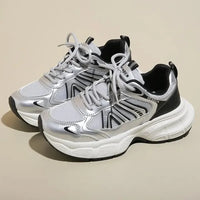 Lace - Up Platform Athletic Shoes - Update AvenueTrendsi100600783847613100600783847613Lace - Up Platform Athletic ShoesSilver