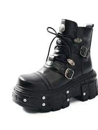 Lace Up Platform Boots