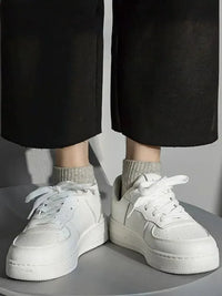 Lace Up Round Toe Platform Shoes - Update AvenueTrendsi100600286471230100600286471230Lace Up Round Toe Platform ShoesWhite