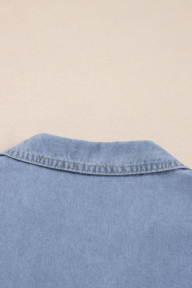 Lapel Neck Cap Sleeve Denim Babydoll Dress - Update AvenueDenim Dresses & SkirtsTrendsi100100315546468100100315546468f82825e8 - dd60 - 44f5 - bac1 - dcba2638a661 - MaxMedium