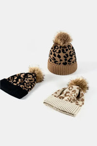 Leopard Pom - Pom Cuffed Beanie - Update AvenueTrendsi100100598498176100100598498176Leopard Pom - Pom Cuffed BeanieBlack
