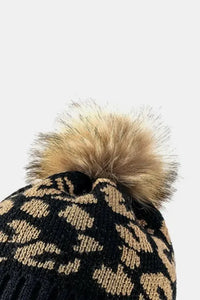 Leopard Pom - Pom Cuffed Beanie - Update AvenueTrendsi100100598498176100100598498176Leopard Pom - Pom Cuffed BeanieBlack