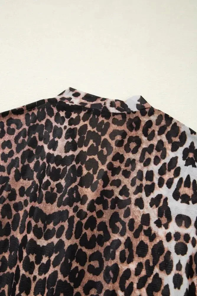 Leopard Wrapped V Neck Slim Short Sleeve Top - Update AvenueT-ShirtsTrendsi100100992703712100100992703712df18ce5e - f617 - 44ee - afa9 - c68ccb2f2960 - Max - OriginLeopard