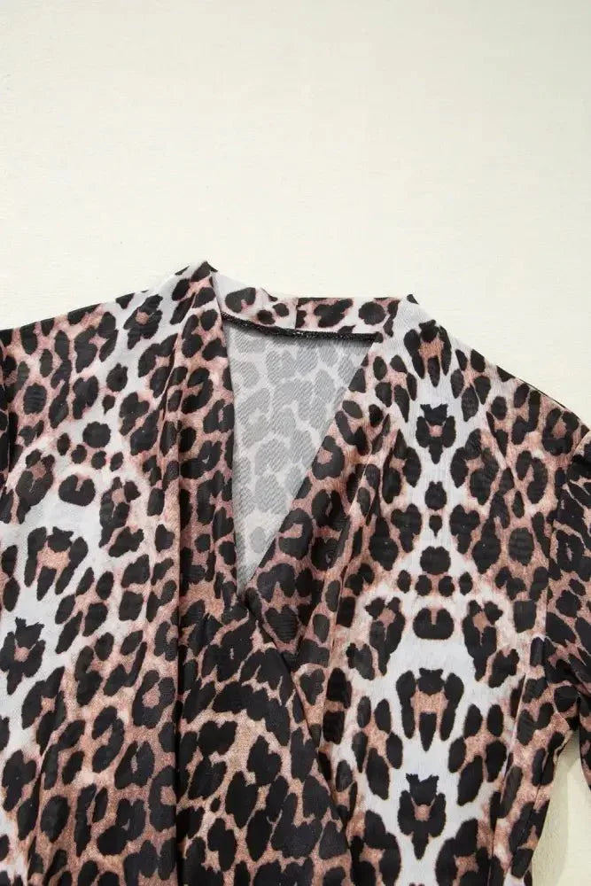 Leopard Wrapped V Neck Slim Short Sleeve Top - Update AvenueT-ShirtsTrendsi1001009927037121001009927037121950ccf7 - 2c03 - 49ed - 988a - ba4d2429b7c5 - Max - OriginLeopard