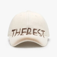Letter Adjustable Baseball Cap