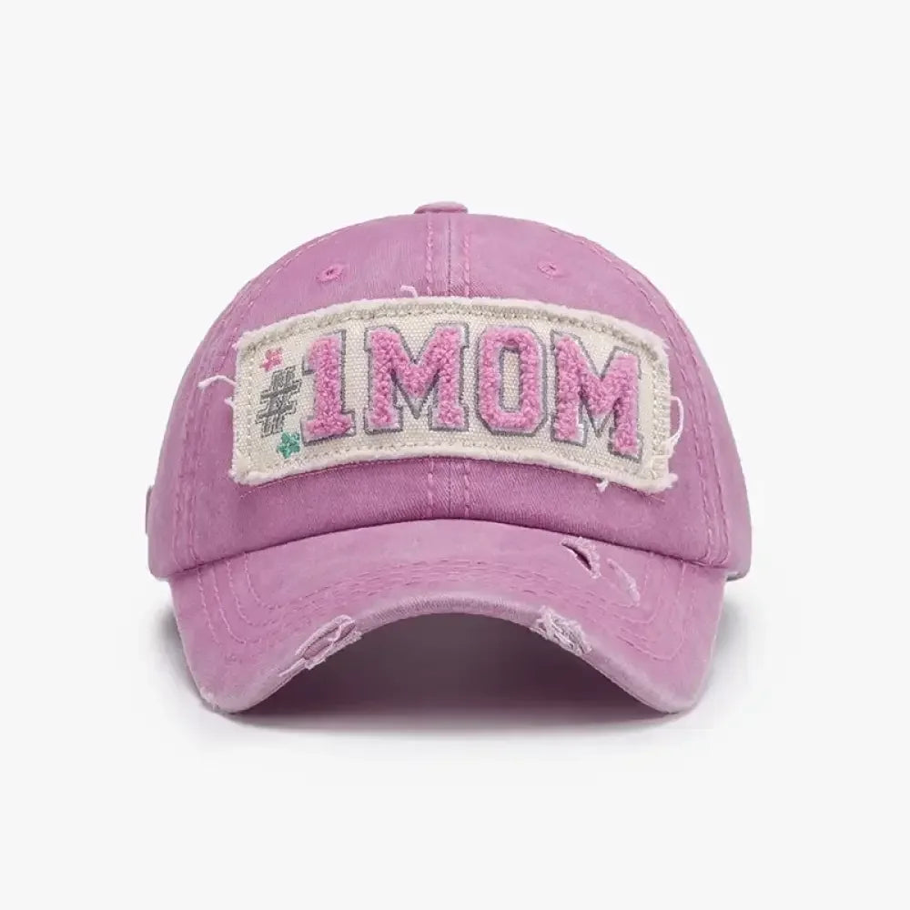 Letter Adjustable Cotton Baseball Cap