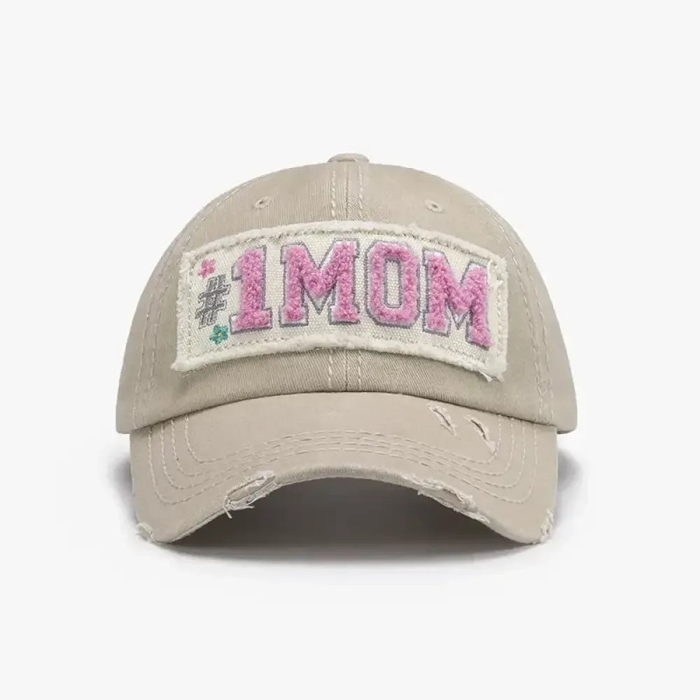Letter Adjustable Cotton Baseball Cap