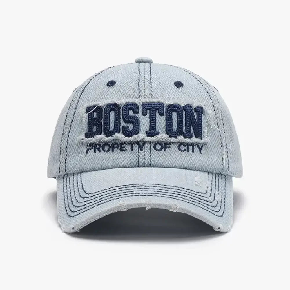 Letter Adjustable Cotton Baseball Cap