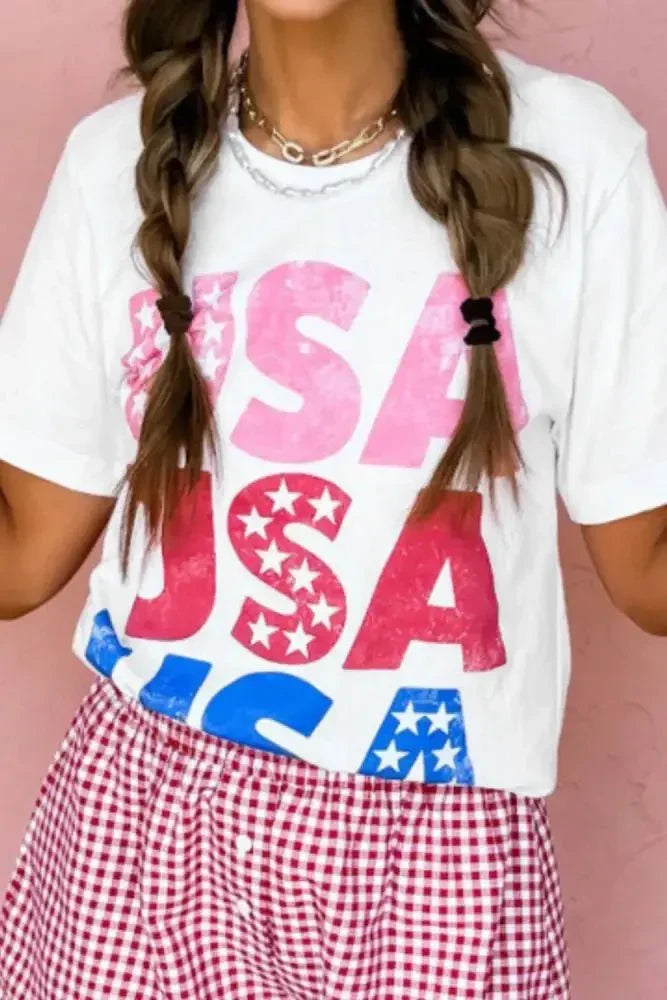 Letter Graphic Round Neck Short Sleeve T-Shirt - Update AvenueT-ShirtsTrendsi10010004141101210010004141101294d60a8c - 1c86 - 4b7e - b438 - 40e50027ae6e - Max - OriginWhite
