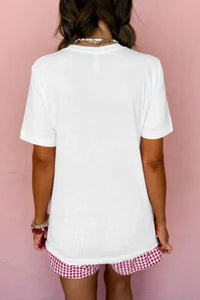 Letter Graphic Round Neck Short Sleeve T-Shirt - Update AvenueT-ShirtsTrendsi100100041411012100100041411012218225f6 - 03fe - 4e0c - 89c1 - 304496c6035f - Max - OriginWhite