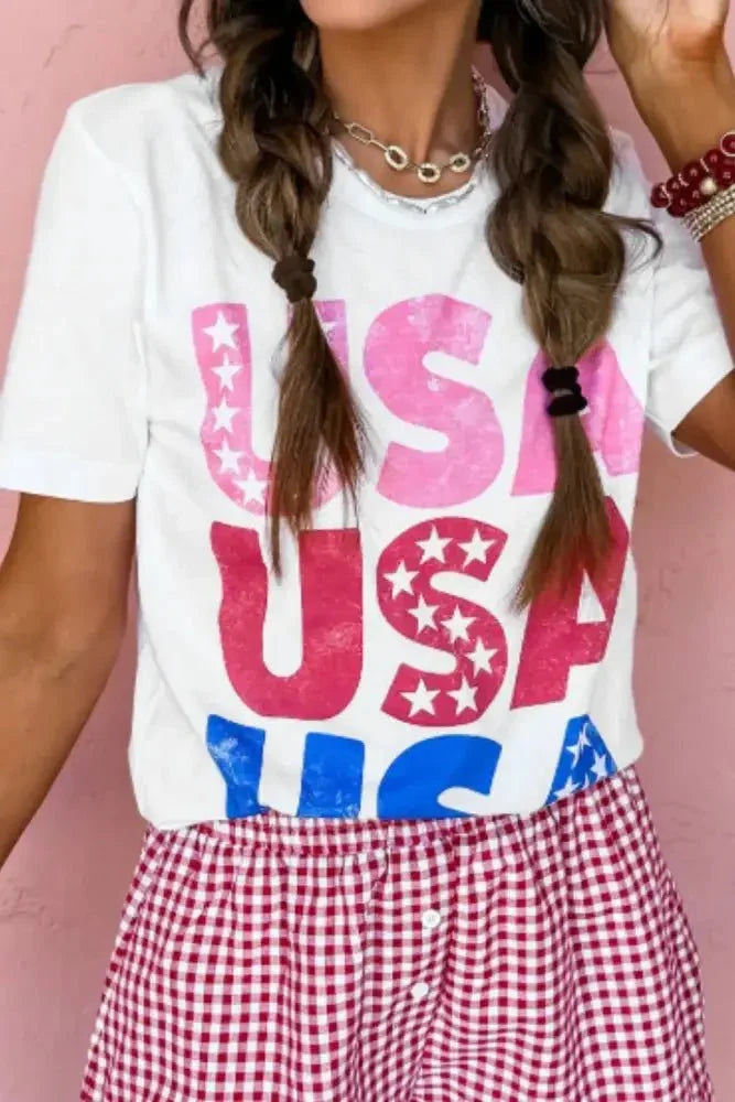Letter Graphic Round Neck Short Sleeve T-Shirt - Update AvenueT-ShirtsTrendsi10010004141101210010004141101223fb5f27 - 0ffe - 4959 - b55f - 3b83148d6e20 - Max - OriginWhite