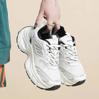 Letter Lace - Up Round Toe Athletic Shoes - Update AvenueTrendsi100600278991301100600278991301Letter Lace - Up Round Toe Athletic ShoesWhite