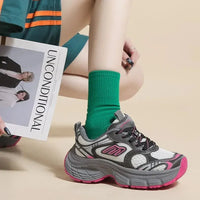 Letter Lace - Up Round Toe Athletic Shoes - Update AvenueTrendsi100600278991704100600278991704Letter Lace - Up Round Toe Athletic ShoesHot Pink