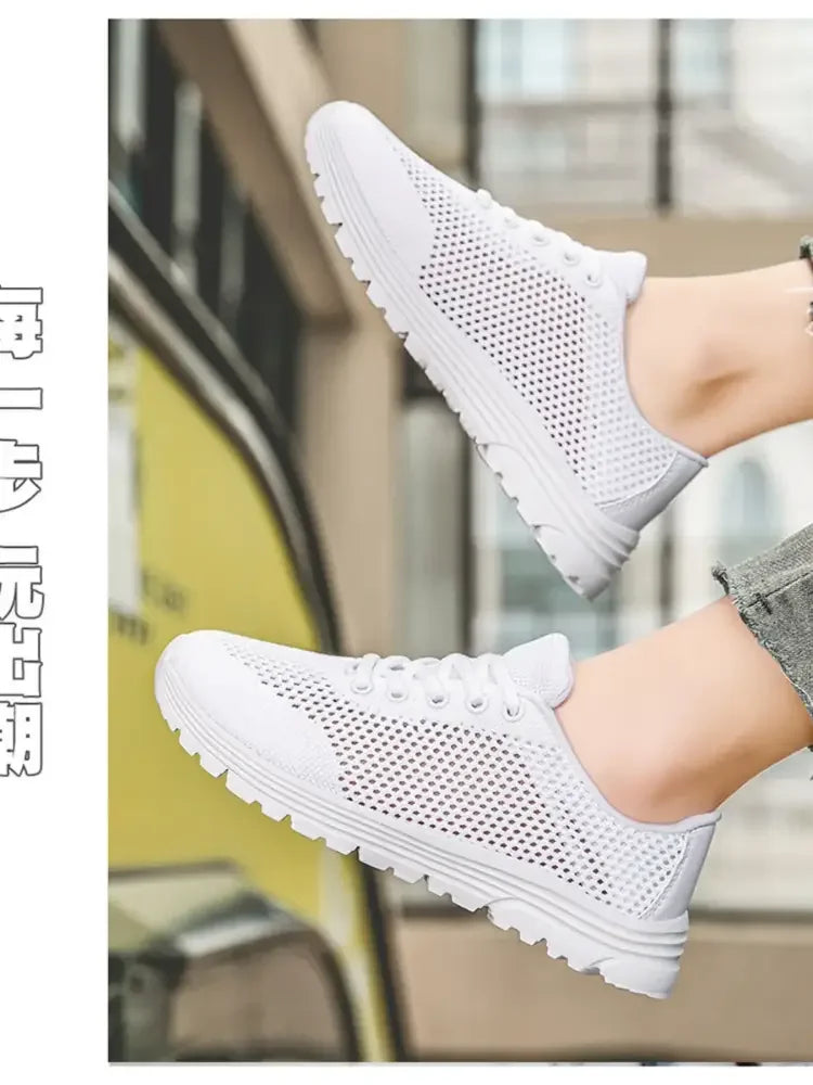 Lightweight Breathable Mesh Athletic Sneakers