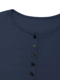 Long Sleeve Button Front Fitted T-Shirt - Update AvenueT-ShirtsTrendsi1001008018613891001008018613891bae8403 - 3d0c - 41f5 - b4be - 42a538003673 - Max - OriginDark Blue