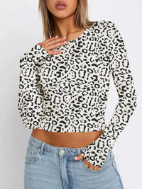 Long Sleeve Cropped T-Shirt - Update AvenueT-ShirtsTrendsi10010008882995510010008882995598ff1e46 - ccc7 - 4131 - b2aa - ddfcf14711ad - Max - OriginCow Print