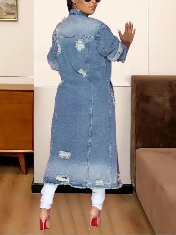 Long Sleeve Raw Hem Denim Jacket - Update AvenueTrendsi100100178083334100100178083334627d8d565fe14c63973099e68300c5b2 - MaxLight