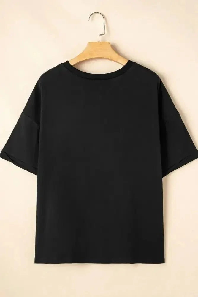 Loose Half Sleeve Hi Low Hem T Shirt - Update AvenueT-ShirtsTrendsi100100570723756100100570723756901ec2d2 - 5f1a - 42bc - a794 - ffa96fb99e08 - Max - OriginBlack