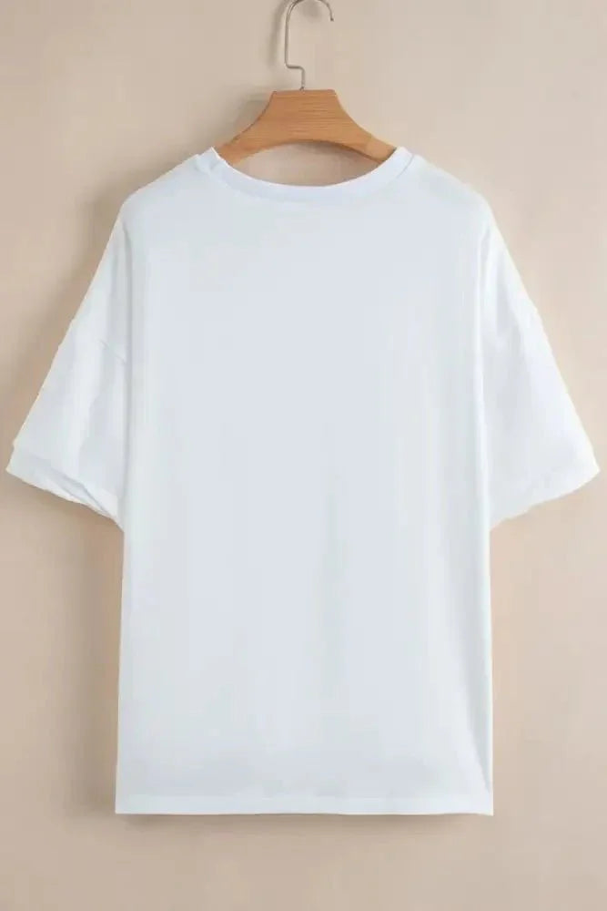 Loose Half Sleeve Hi Low Hem T Shirt - Update AvenueT-ShirtsTrendsi10010057072706210010057072706251161124 - e482 - 4fa1 - 8906 - 3ed02a7bc3c3 - Max - OriginWhite