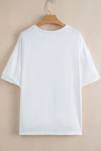 Loose Half Sleeve Hi Low Hem T Shirt - Update AvenueT-ShirtsTrendsi10010057072706210010057072706251161124 - e482 - 4fa1 - 8906 - 3ed02a7bc3c3 - Max - OriginWhite