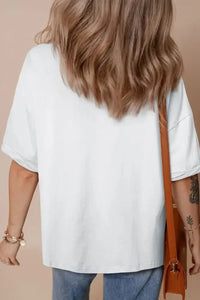 Loose Half Sleeve Hi Low Hem T Shirt - Update AvenueT-ShirtsTrendsi100100570727062100100570727062cdd40ade - 741f - 4a57 - 8672 - cdb7030edbf0 - Max - OriginWhite