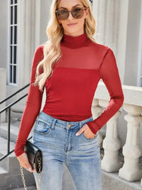 Lovelet Mock Neck Long Sleeve Top - Update AvenueFestival VibesTrendsi100100702645890100100702645890511c11ba - 4e00 - 40d5 - bb78 - 29902514ea44 - MaxDeep Red