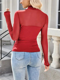 Lovelet Mock Neck Long Sleeve Top - Update AvenueFestival VibesTrendsi1001007026458901001007026458901a9781b9 - 9936 - 4c83 - a015 - 429ef23151bd - MaxDeep Red