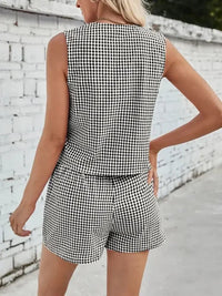 Lovelet Tied Plaid V - Neck Vest and Shorts Set - Update AvenueTrendsi1001004336600581001004336600581ed9ebe2 - fe90 - 4662 - 8087 - 43b9f5751027 - MaxBlack