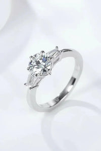 Loyal Love 1 Carat Moissanite Platinum - Plated Ring - Update AvenueRingTrendsi101300254691450101300254691450Loyal Love 1 Carat Moissanite Platinum - Plated RingSilver