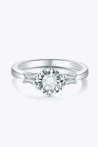 Loyal Love 1 Carat Moissanite Platinum - Plated Ring - Update AvenueRingTrendsi101300254691450101300254691450Loyal Love 1 Carat Moissanite Platinum - Plated RingSilver