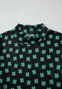 Lucky Clover Mock Neck Long Sleeve Bodysuit - Update AvenueTrendsi100100724185540100100724185540bfaa1981 - f441 - 4d9f - a79b - a26a3f6b4beb - MaxDark Green