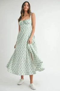 MABLE Floral Print Bustier Back Lace Up Midi Dress - Update AvenueEffortless Elegance: DressesTrendsi100100063751330100100063751330e858a34eaacb45b980f5763528e5481f - Max - OriginMINT