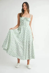 MABLE Floral Print Bustier Back Lace Up Midi Dress - Update AvenueEffortless Elegance: DressesTrendsi1001000637513301001000637513305bed7596bba54513bc251ba8f9f9d3dc - Max - OriginMINT
