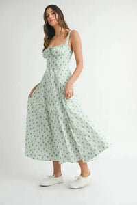 MABLE Floral Print Bustier Back Lace Up Midi Dress - Update AvenueEffortless Elegance: DressesTrendsi1001000637513301001000637513305a97d26bb35949b4a436bc298caec099 - Max - OriginMINT