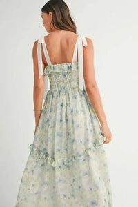 MABLE Floral Printed Shoulder Strap Midi Dress - Update AvenueEffortless Elegance: DressesTrendsi100100642851984100100642851984f4d28f1945c14887819b90b090ddcf1f - Max - OriginBlue