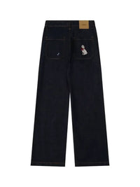 Men's Animal Wide Leg Jeans