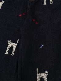 Men's Animal Wide Leg Jeans