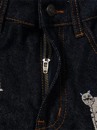 Men's Animal Wide Leg Jeans
