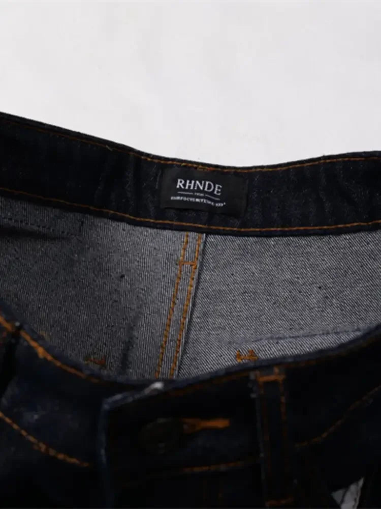Men's Animal Wide Leg Jeans