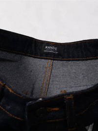 Men's Animal Wide Leg Jeans
